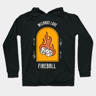 Wizards Love Fireball Hoodie